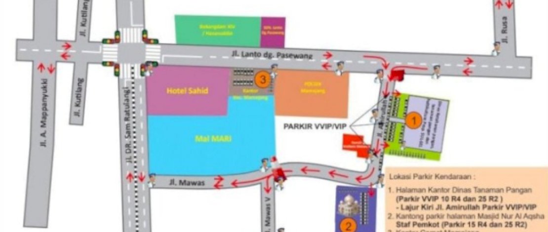 Dishub Makassar Antisipasi Kemacetan di Acara Lamaran Anak Wali kota