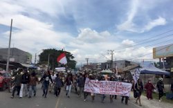 AMARA Luwu Utara Unjuk Rasa Tolak Jokowi 3 Periode