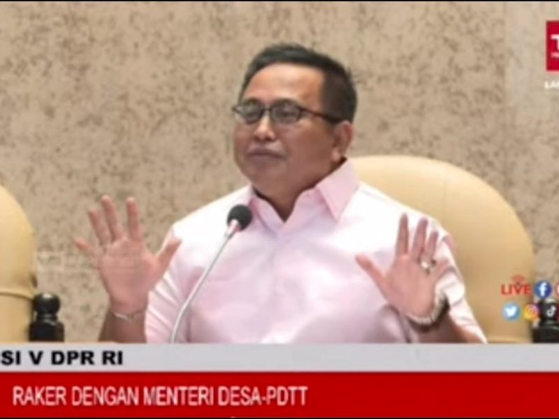  Raker dengan Menteri Desa, Muhammad Fauzi Soroti Semrawutnya Rotasi Tenaga Ahli Pendamping Desa