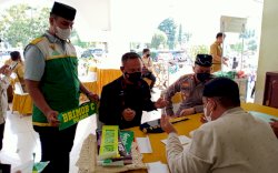 Momentum Ramadan 1443 H, Danyon C Pelopor Salurkan Zakat Fitrah Dan Zakat Profesi