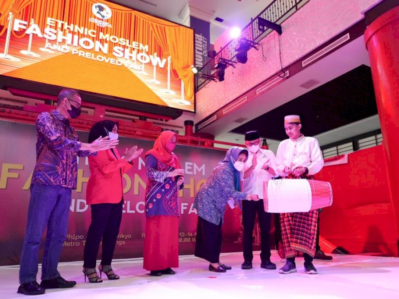 PKK Sulsel Support Penuh Pelaksanaan Ethnic Moslem Fashin Show And Preloved Fair