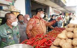 Sidak Pasar Tradisional, Bupati Maros: Bahan Pokok Selain Minyak, Aman