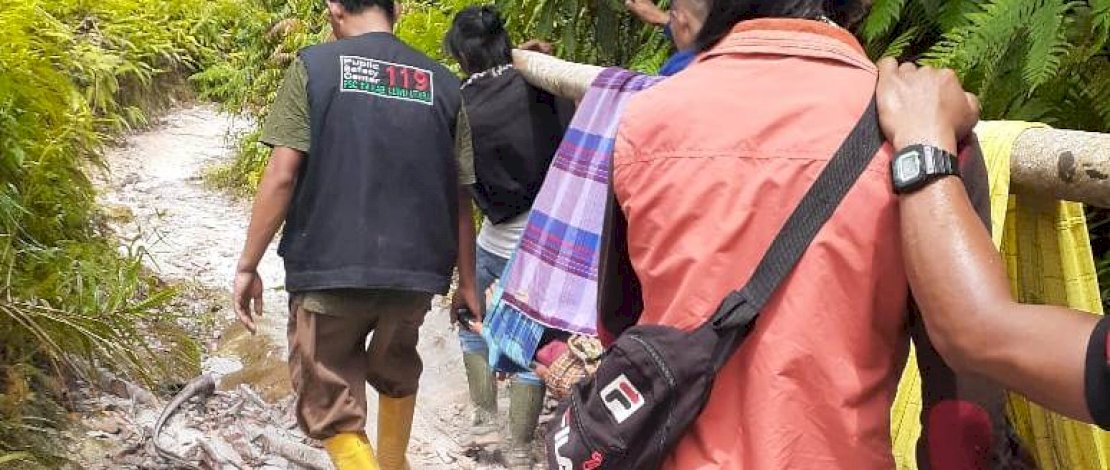 Aksi Kemanusiaan PSC 119 Luwu Utara Bantu Korban Jatuh di Jurang Kedalaman 40 Meter