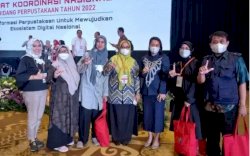 Kepala Dinas Perpustakaan Makassar Hadiri Rakornas Perpusnas RI