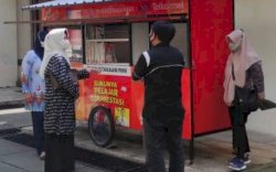 Wabup Sinjai Kagum dengan Mini Pustaka Mart Dinas Perpustakaan Makassar