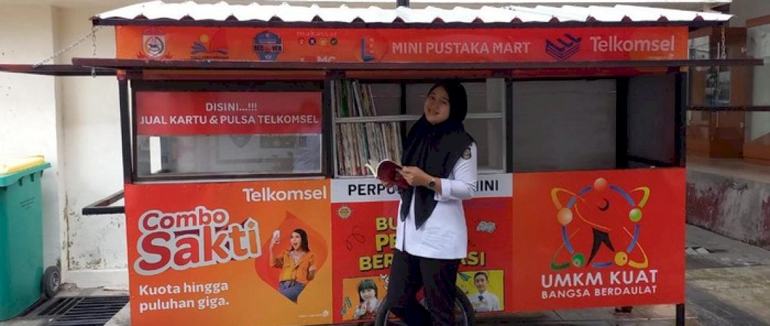 Mini Pustaka Mart di Lorong Makassar, Giatkan Literasi-Berdayakan Ekonomi
