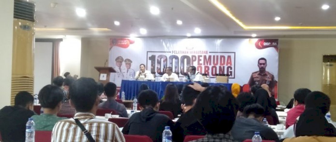 Dispora Makassar Gelar Pelatihan Peningkatan Kualitas dan Kemandirian Pemuda