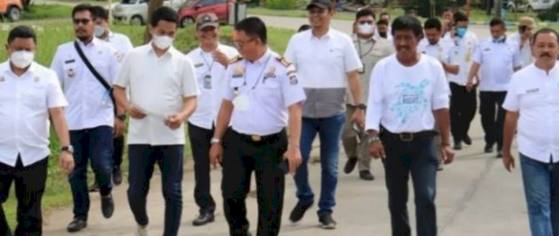 Kadispora Makassar Tinjau Langsung Area Pembangunan Sport Center