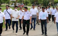 Kadispora Makassar Tinjau Langsung Area Pembangunan Sport Center