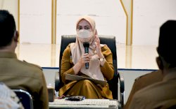 Rapat, Pemkab Lutra Bahas Soal HUT dan Vaksinasi