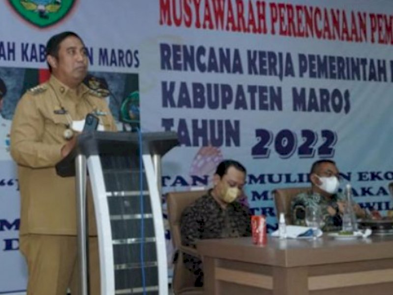Musrembang Kabupaten, Bupati Maros: Kita Selaraskan Pembangunan