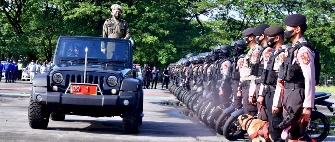 Apel Gelar Pasukan Operasi Ketupat 2022, Gubernur Sulsel: Taati Aturan Selama Mudik