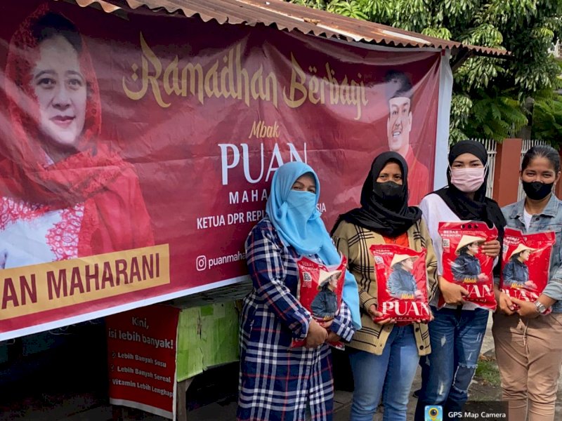 ARW Salurkan Bantuan Beras Premium 20 Ton di Dapil Sulsel l