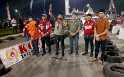 Ketua DPRD Rudianto Lallo, Sekda, Kapolrestabes dan Dandim Makassar Ikut Balapan di Lantang Banggia Street Race