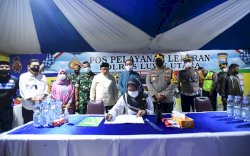 Bupati Lutra dan Forkopimda Tinjau pos YAN di Wilayah Hukum Polres Luwu Utara 