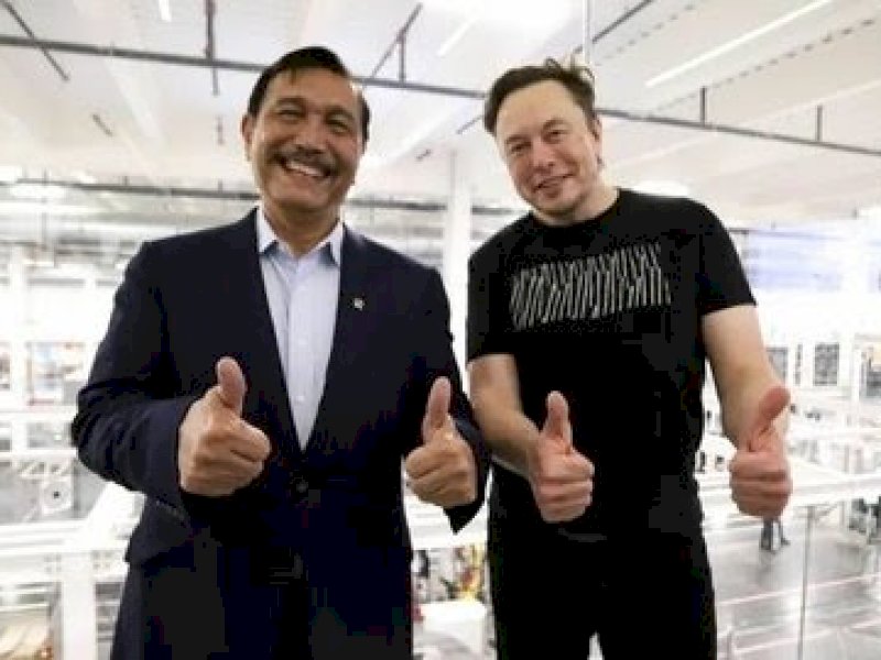 Luhut Binsar Pandjaitan Bertemu Elon Musk , Ini yang Dibahas Selama 2,5 Jam  