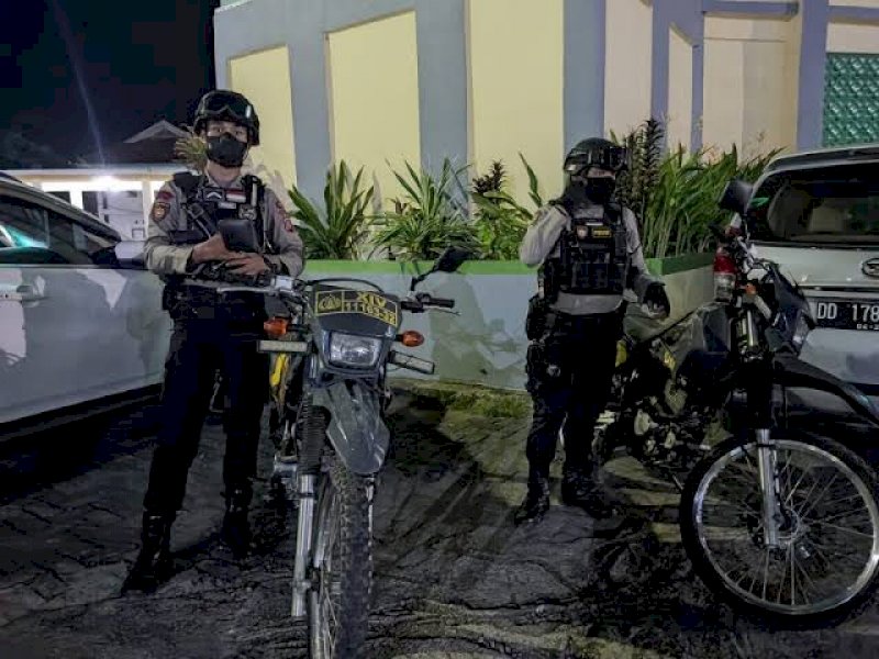 Cegah Aksi Kejahatan, Tim Patmor Presisi DIT Samapta Polda Sulsel Lakukan Patroli Keliling