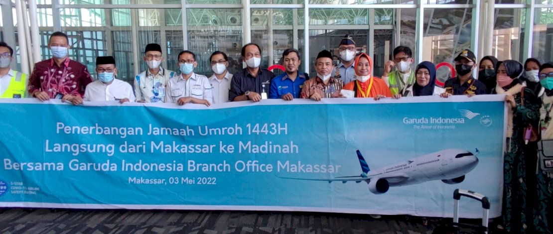 Melalui Garuda Indonesia, Gubernur Sulsel : Alhamdulillah Penerbangan PP Makassar - Madinah Kembali Dibuka