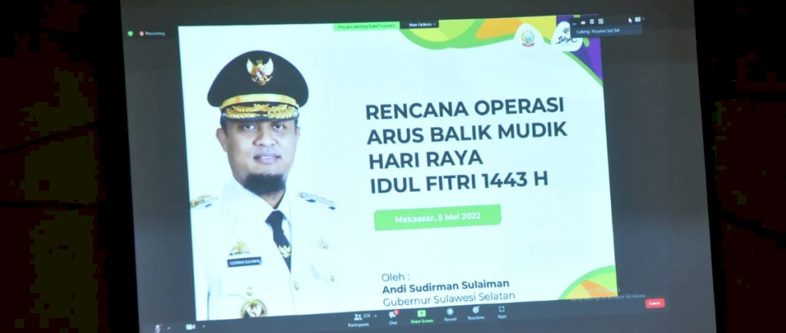 Pemprov - Polda Sulsel Gelar Rakor Operasi Arus Balik 