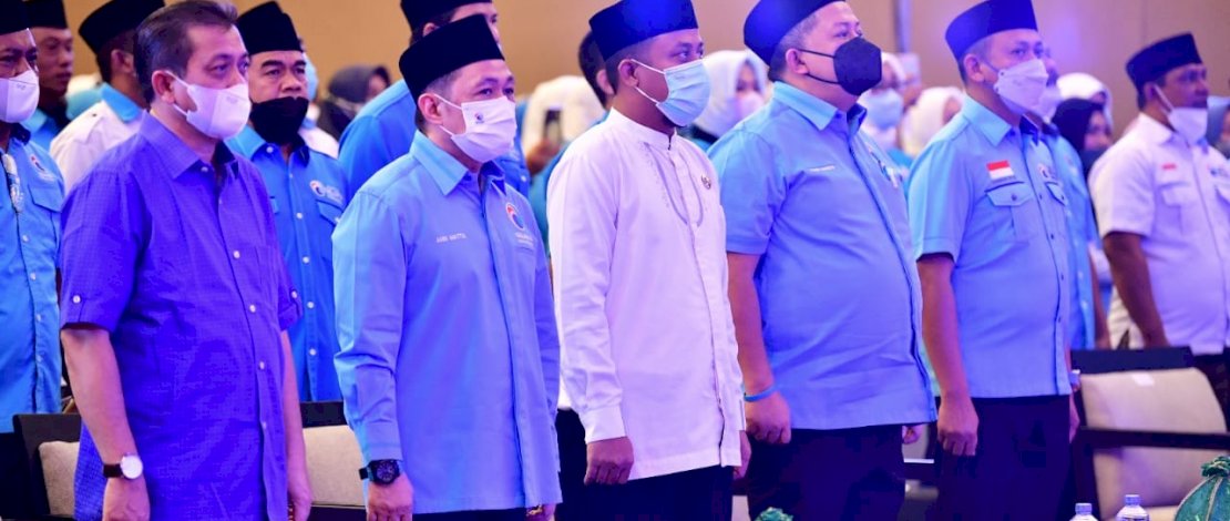Rakor Partai Gelora di Sulsel, Poster Anis Matta Presidenku Berkibar Rakor Partai Gelora di Sulsel, Poster Anis Matta Presidenku Berkibar
