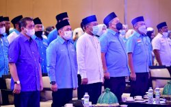 Rakor Partai Gelora di Sulsel, Poster Anis Matta Presidenku Berkibar