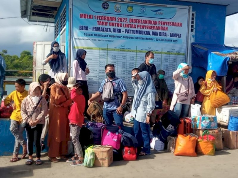 Ribuan Penumpang dan Ratusan Unit Kendaraan Tinggalkan Selayar di Arus Balik, Hari ke 7