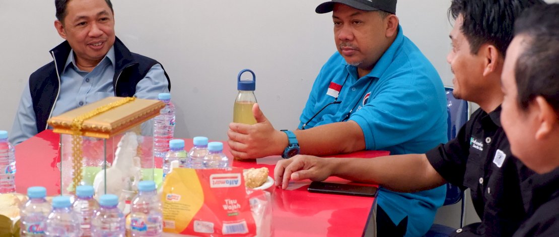 FOTO: Fahri Hamzah dan Anis Matta Berkunjung ke Redaksi Bukamatanews