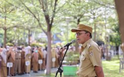 Perdana Apel Pagi, Danny Instruksikan ASN WFH dan Pembinaan Spritual