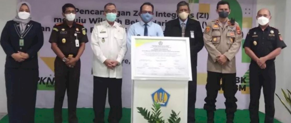 Ini Harapan Wawali Parepare Saat Hadiri Pencanangan Zona Integritas KPKNL