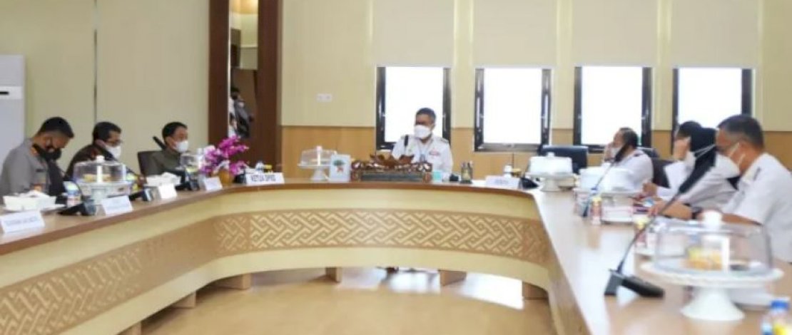 Taufan Pawe Rapat dengan Forkopimda Tindaklanjuti Hasil Rakor Gubernur Sulsel  