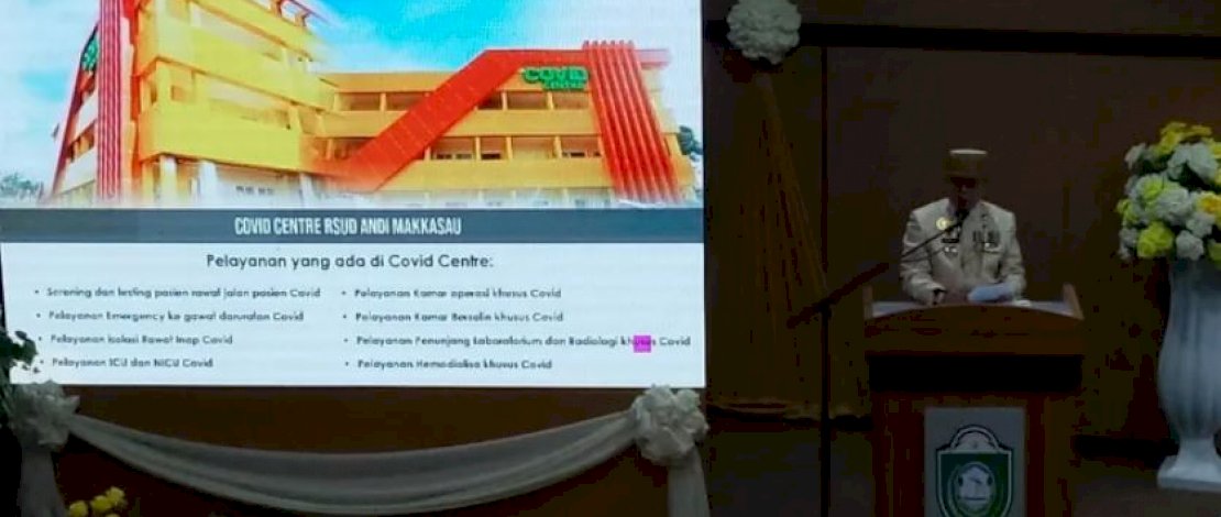 Taufan Pawe Paparkan Layanan Unggulan Covid Center di Momen HUT Parepare Ke-62