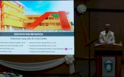 Taufan Pawe Paparkan Layanan Unggulan Covid Center di Momen HUT Parepare Ke-62