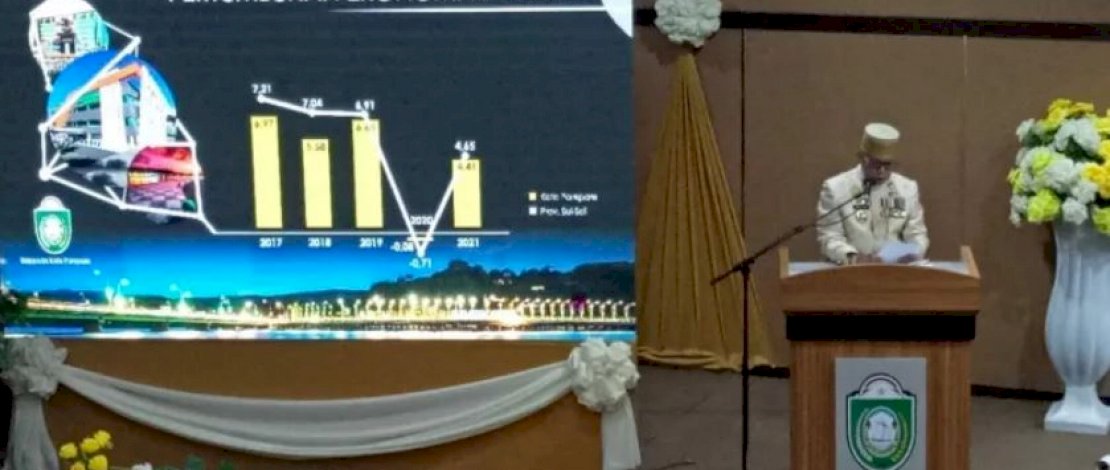 Bukti Pemulihan Ekonomi, Pertumbuhan Ekonomi Parepare Dari Minus 0,08 Meroket ke Angka 4,41 Persen