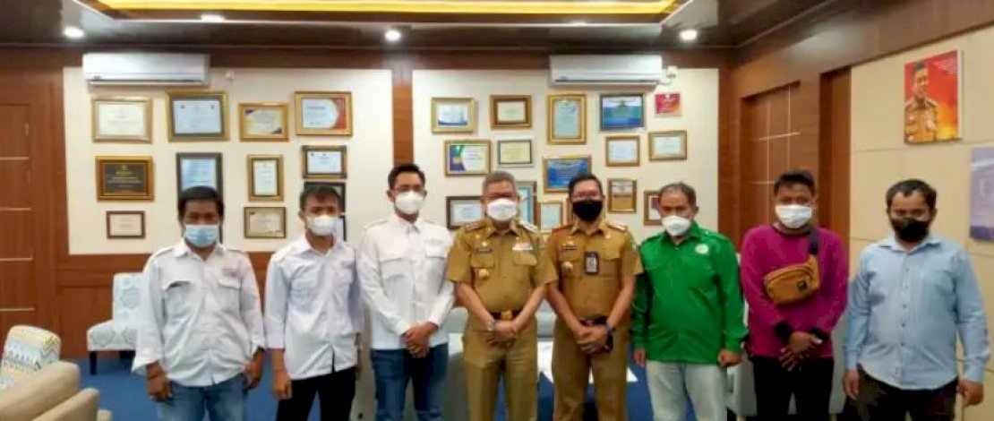 Wali Kota Parepare Taufan Pawe Terima Audiens SMSI