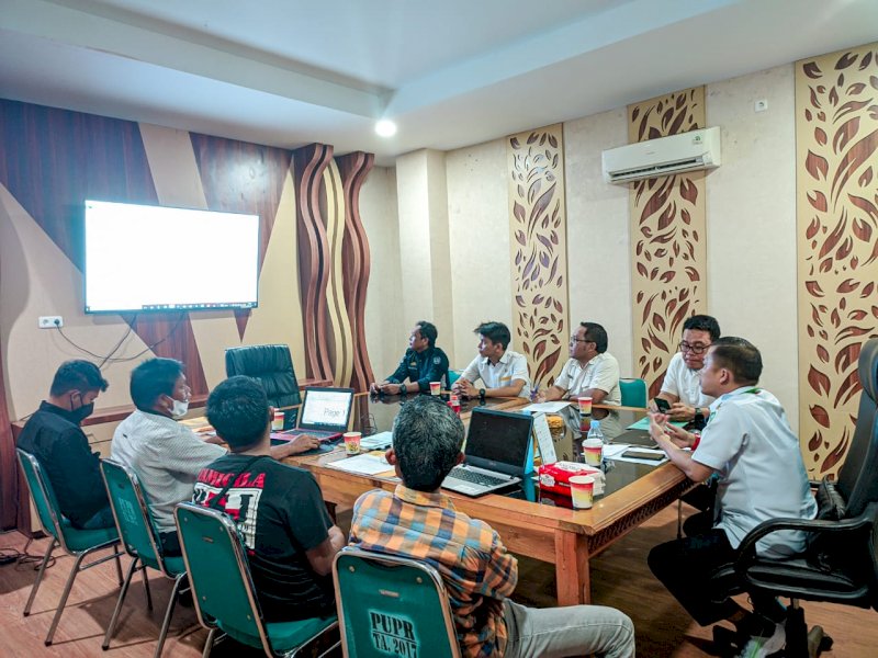 Monev Dinas PUPR Luwu Persiapan Pengaspalan Ruas Rante Damai Walmas