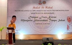 Ikatan Keluarga Alumni IKAPTK Kota Makassar Gelar Halal Bi Halal