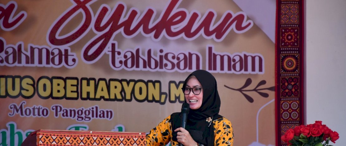 Hadiri Misa Syukur Pastor Bupati Indah : Harus Diviralkan 