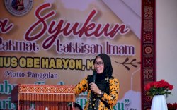 Hadiri Misa Syukur Pastor Bupati Indah : Harus Diviralkan 