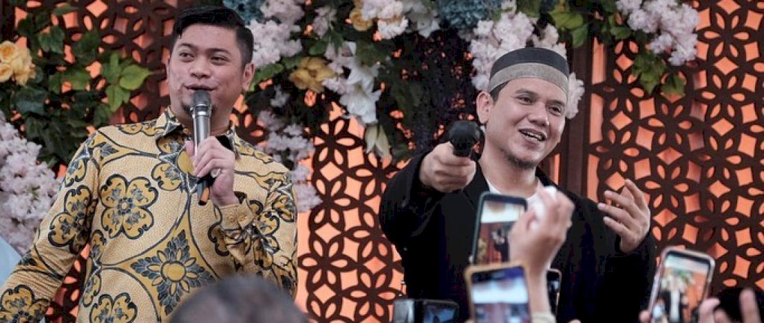 Duet Bupati Gowa-Fadly Hingga jadi Rebutan Selfi di Pernikahan Anak Bupati Jeneponto&nbsp; &nbsp;