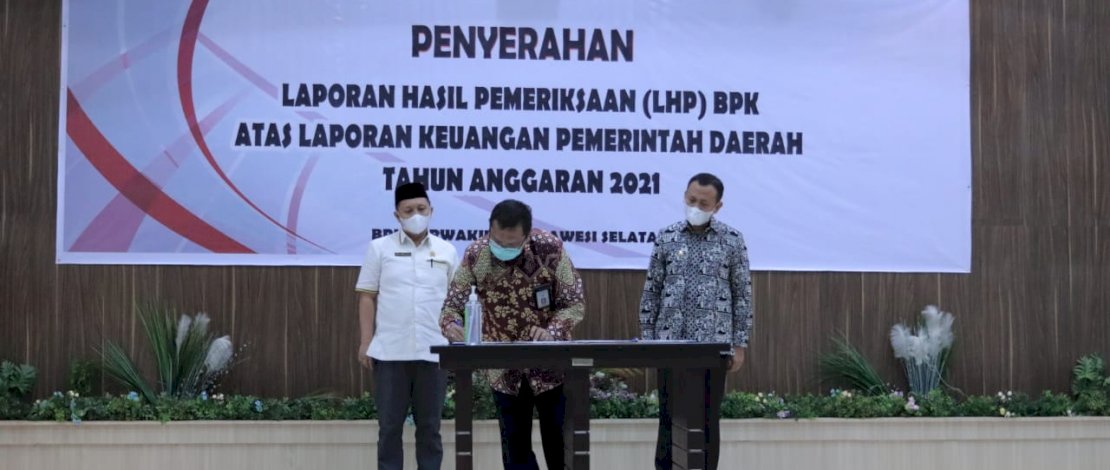 Pertama dalam 62 tahun, Bupati berhasil antar Takalar raih opini WTP dari BPK