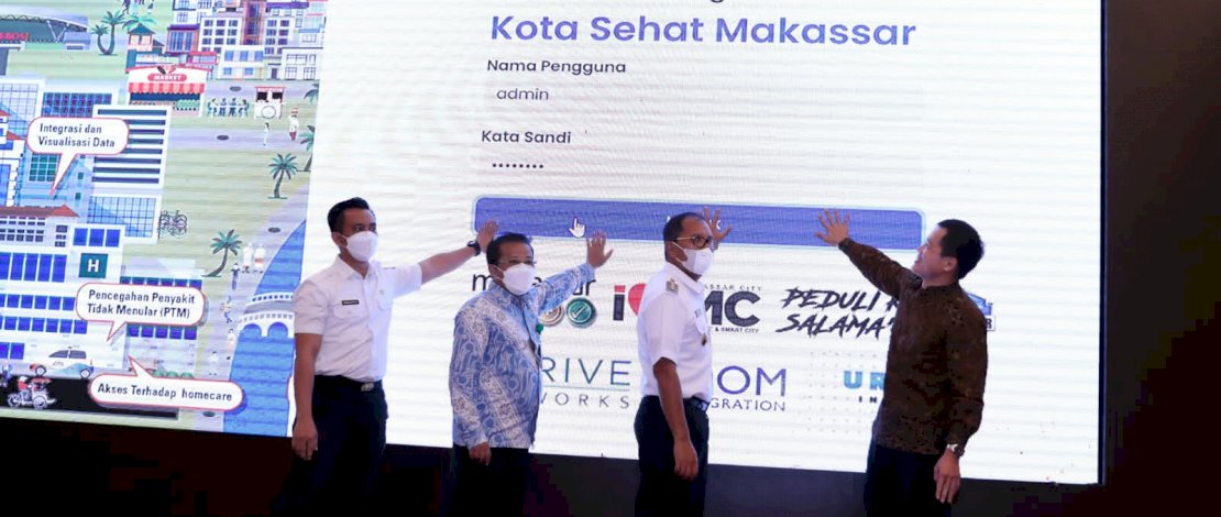 Hadiri Konferensi Smart & Healthy City Wali Kota Danny Launching Aplikasi Sehatmi 