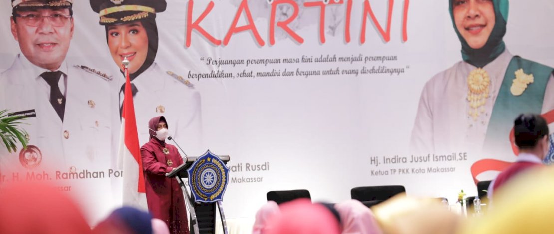 Ketua TP PKK Kota Makassar, Indira Jusuf Ismail