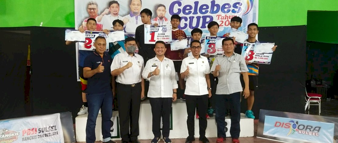 Turnamen Youth Celebes Cup 2022 Telah Usai, Atlet Bulutangkis Gowa Juarai Tunggal Remaja Putra