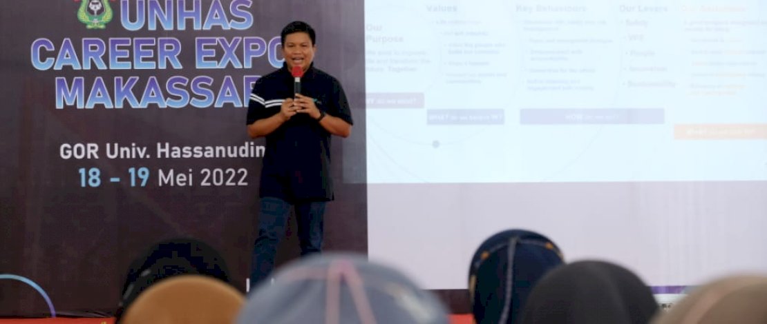 PT Vale menjadi salah satu peserta dalam Unhas Career Expo 2022.
