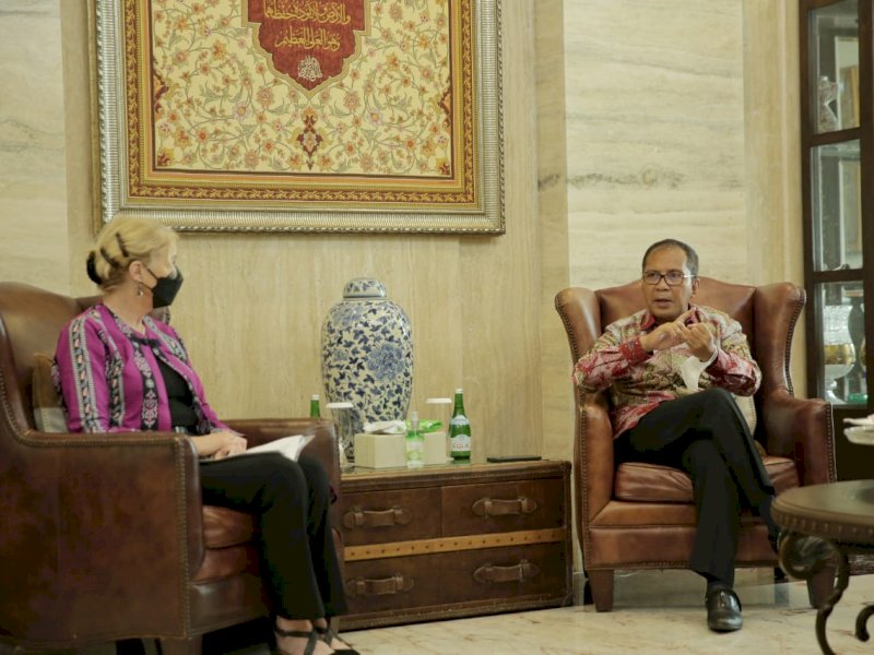 Konjen Australia Bersama Monash University Temui Walikota Makassar Bahas Program RISE