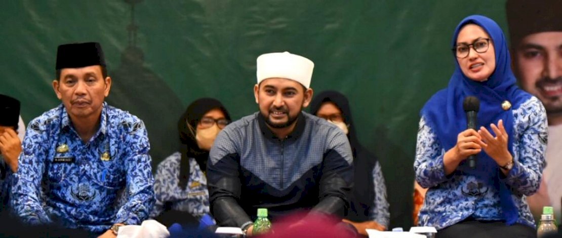 Halal Bihalal, Jajaran Pemda Lutra Kumpulkan 5.400 Donasi Alquran