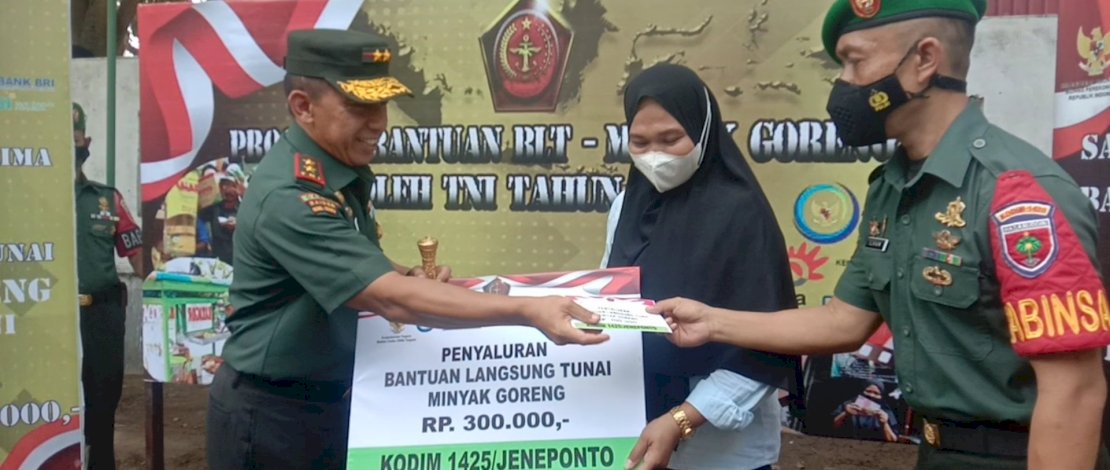 Setelah Kabupaten Takalar, Pangdam Hasanuddin Pantau Penyaluran BLT di Jeneponto Setelah Kabupaten Takalar, Pangdam Hasanuddin Pantau Penyaluran BLT di Jeneponto