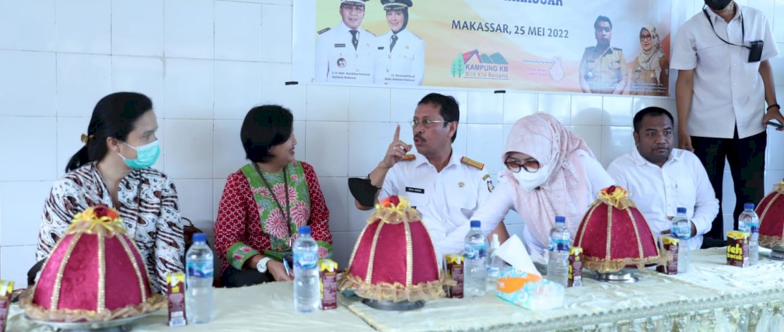 Sekda Kota Makasar Terima Kunjungan Tim Verifikasi Lapangan Kampung KB
