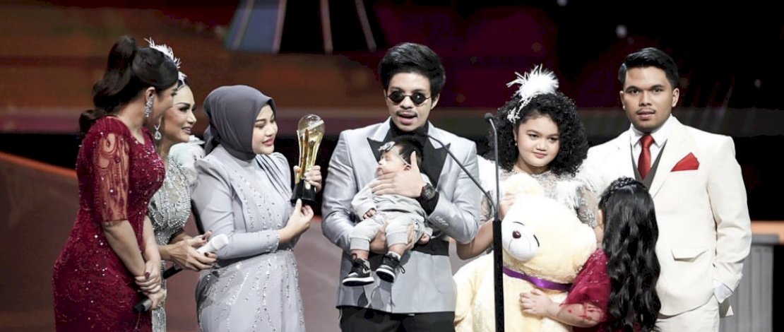 Penerimaan Penghargaan Ameena sebagai bayi tergemas 2022.