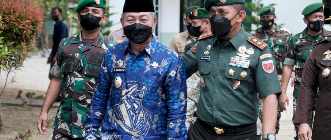 Disambut Wabup saat Berkunjung ke Gowa, Pangdam Hasanuddin: Saya Harap Sinergitas dan Soliditas